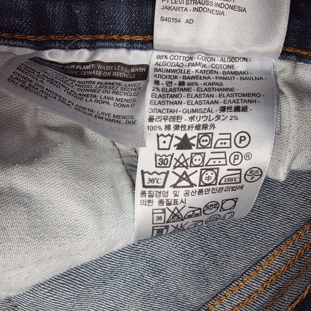 Levi Straus Womens 541 Blue Denim Jeans W31 x L30 Straight Leg - Picture 8 of 8